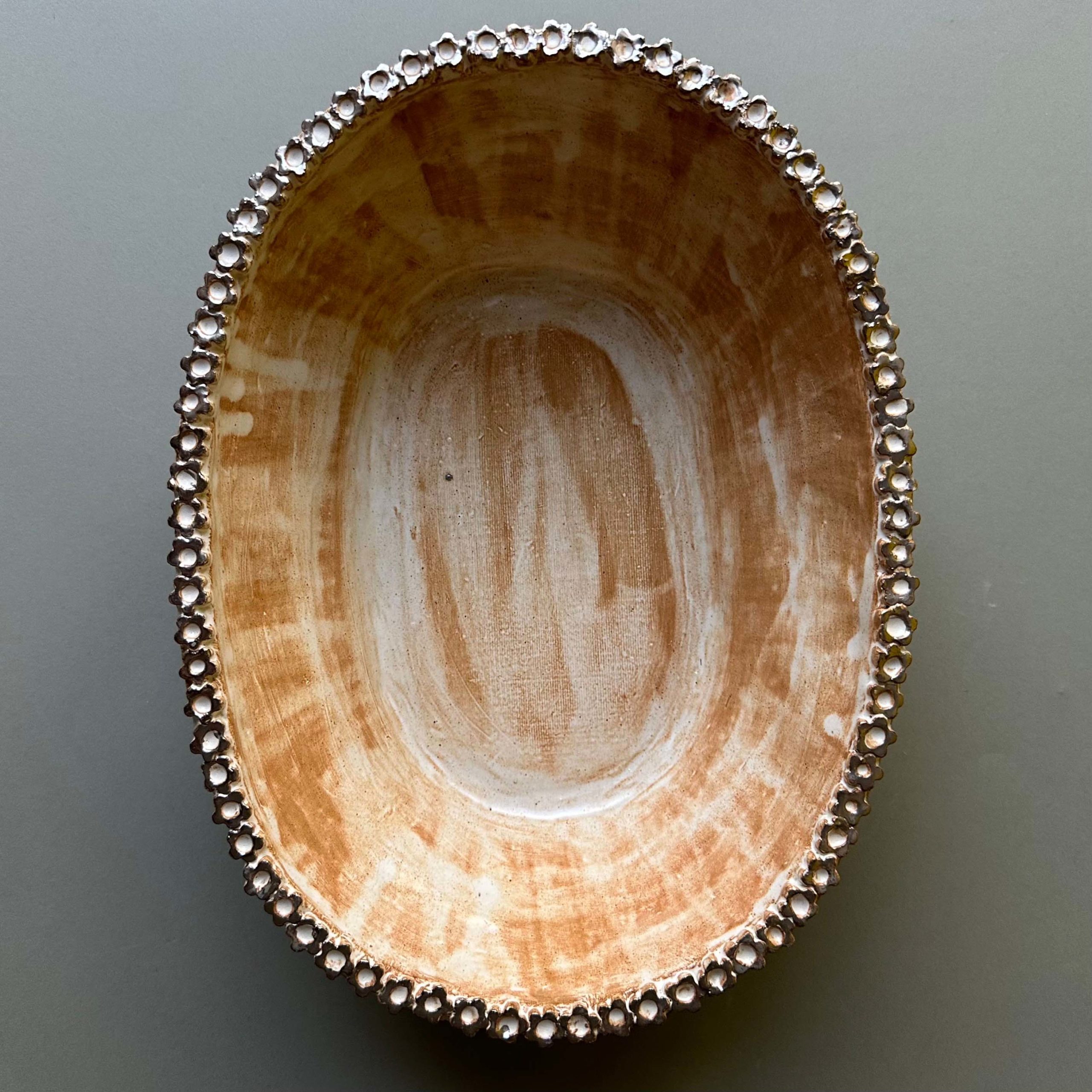 Terracotta Oval Bowl