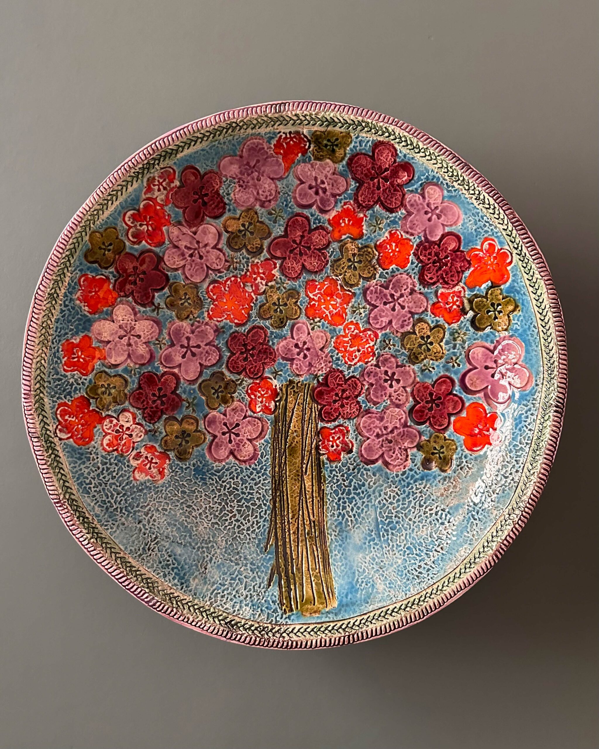 Tree of life – Buxi Blue Platter